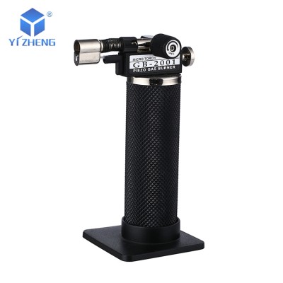 Popular Cutting Butane Gas Portable Adjustable Jet Flame Hardware Processing Blow Torch Lighter